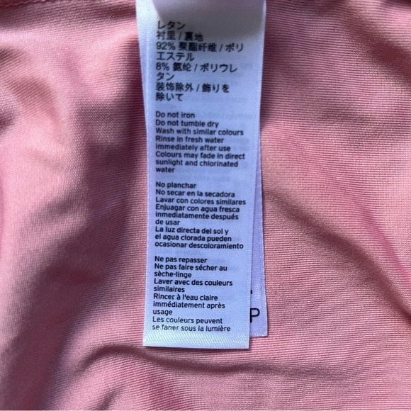 Topshop Swimsuit One Piece  Bathing Suit Floral Pink Ruffle Frill Romantic Sz 8 - Picture 6 of 16